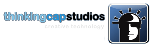 Thinking Cap Studios will be back online as soon as possible. Under Renovations. We've just popped out to look at wallpaper...